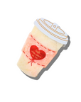 Cafe Coffee Cup Heart Claw Clip