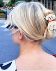 Doodle Puppy Claw Hair Clip