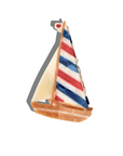 Sail Boat Claw Clip
