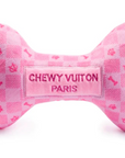 Pink Checker Chewy Vuiton Bone