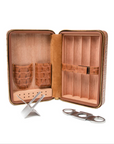Cain Croco Cigar Travel Case