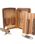 Cain Croco Cigar Travel Case