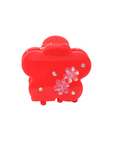Midi Blossom Clip in Sangria Bloom