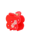 Midi Blossom Clip in Sangria Bloom