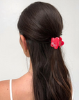 Midi Blossom Clip in Sangria Bloom