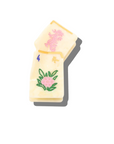 Mini Flower Mahjong Claw Hair Clip