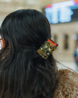 Martini Matchbox Claw Hair Clip