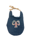Denim & Floral Flower Dog Vest