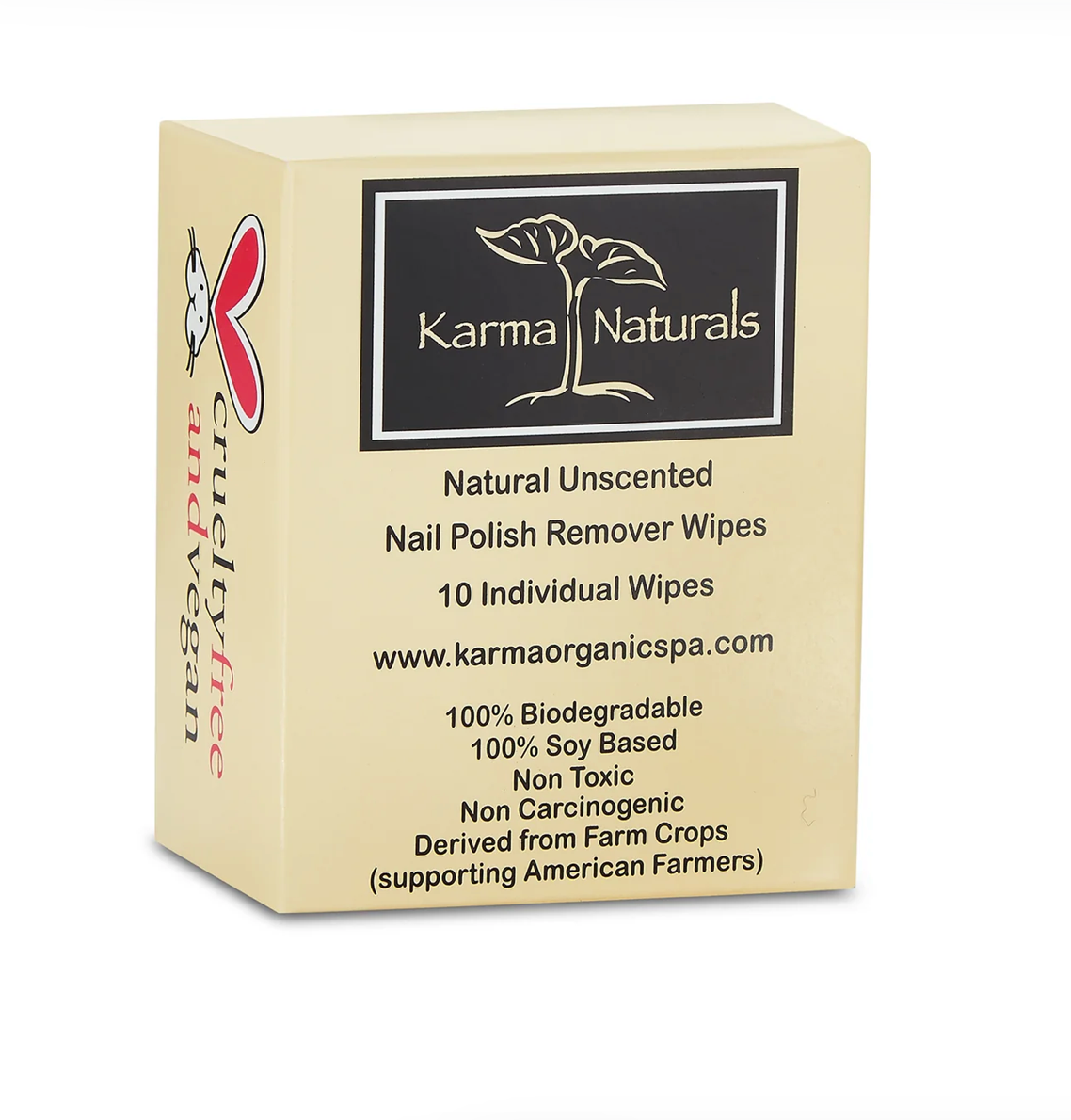 Nail Polish Remover Wipes with Lavender Oil