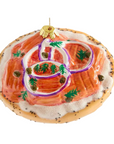 Bagel with Lox Ornament