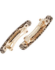 Mini Rectangle Barrette Pair