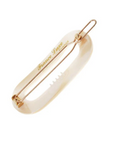 Mini Oval Tige Boule Barrette - French Classic