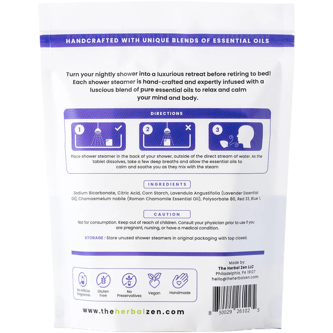 Sleepytime Shower Steamers