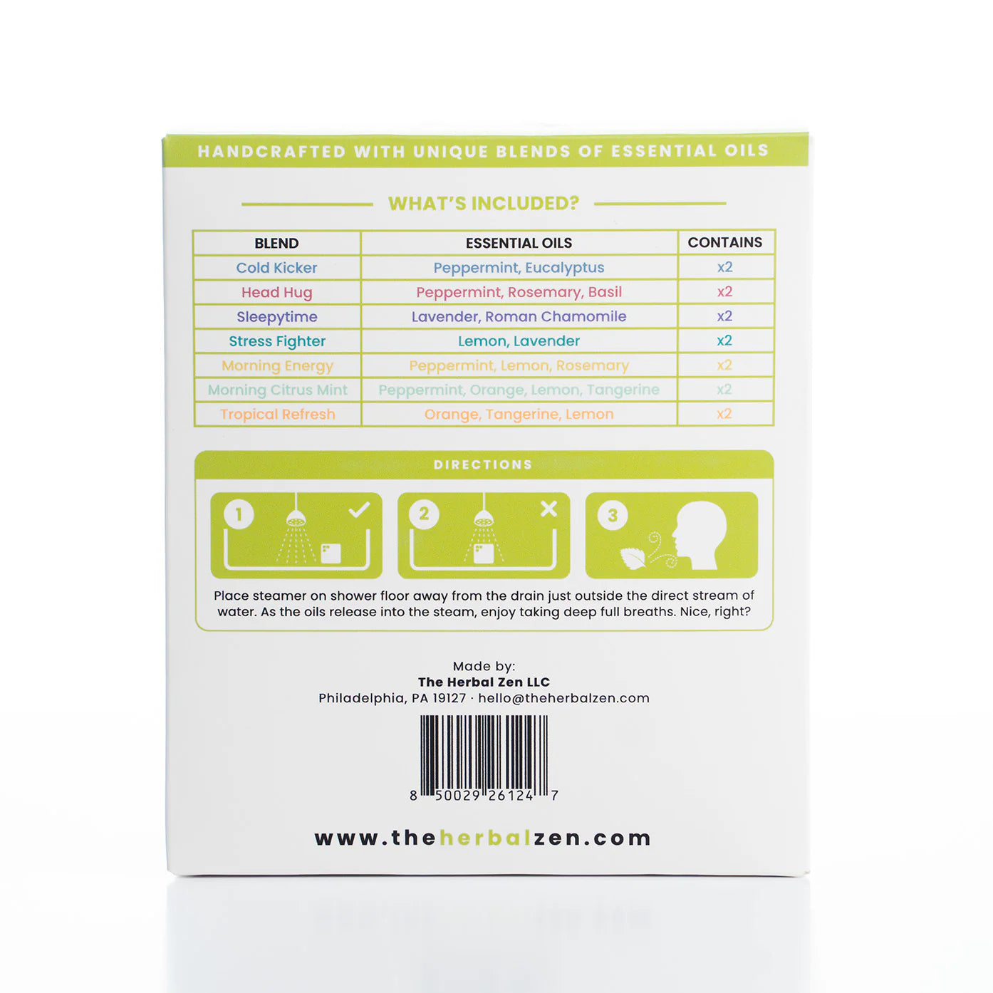 The Medicine Cabinet Shower Steamers