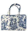 Toile Top Handle Cosmetic Case