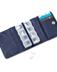 Navy Snap Pill Case – See the World