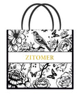 Zitomer Floral Canvas Tote Bag