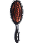 Classic Shine Pure Black Bristle Hairbrush