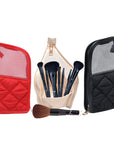 Makeup - Quilted Nylon Brush Holder