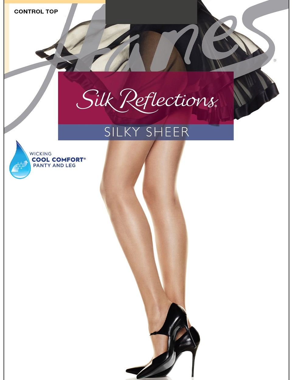 Silk Reflections® Control Top Pantyhose