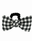 4" Gingham Bow Ponytail Holder