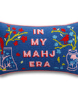 In my Mahj Era Needlepoint Pillow