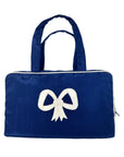 Moire Top Handle Cosmetic Case