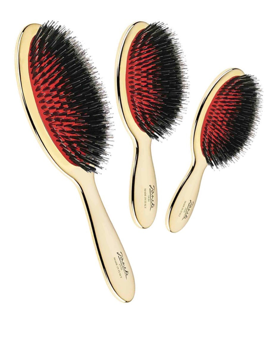 Gold Hairbrush Mix Bristle