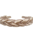 Braided Silk and Crystal Headband