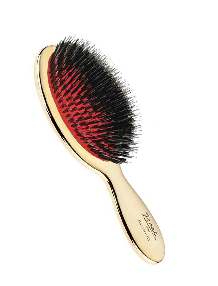 Gold Hairbrush Mix Bristle