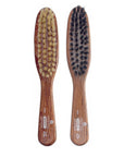 Ladies Finest Dark Wood Pure Bristle Narrow Handbag Brush