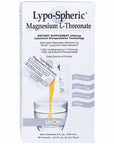Livon Lypo–Spheric Magnesium L–Threonate 1,000mg.