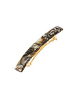 Small Luxury Rectangle Barrette - Classic