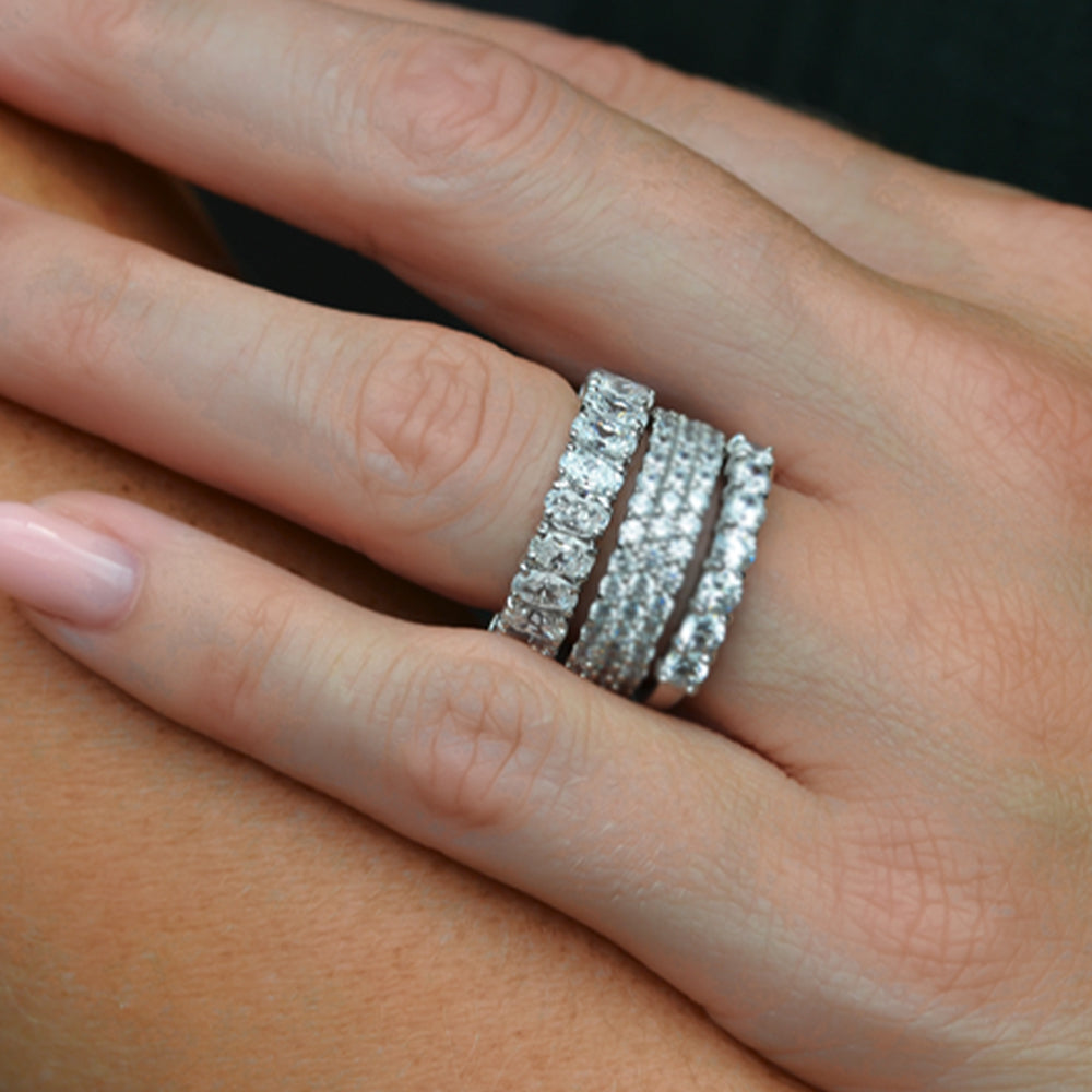 Oval Eternity Band, 0.25 ct