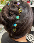 Golden Brass Hair Pin