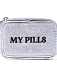 Glitter Pill Case - My Pills Black