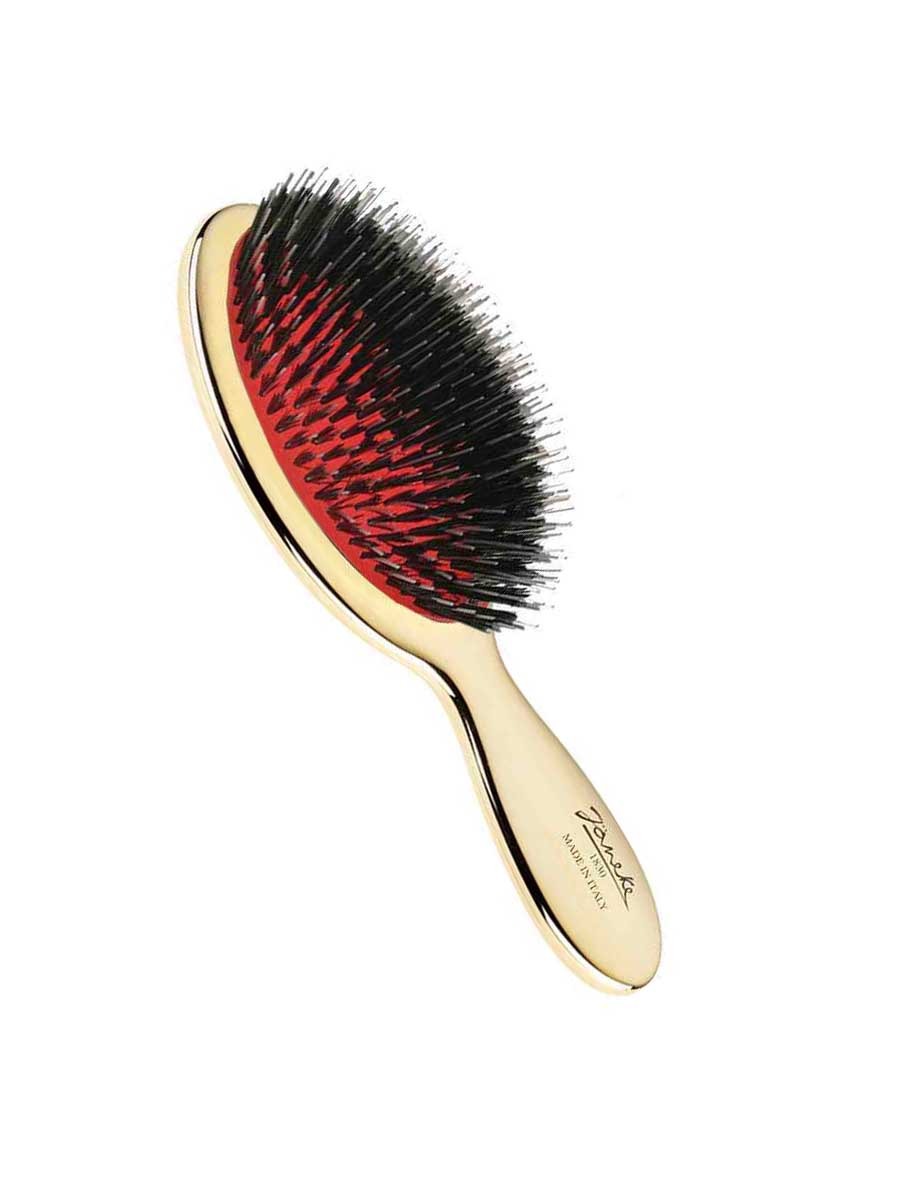 Gold Hairbrush Mix Bristle