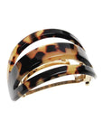Cutout Oval Ponytail Barrette - Classic