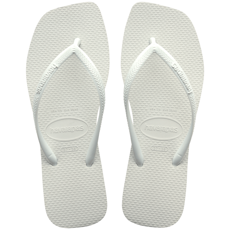 Slim Square Flip Flops