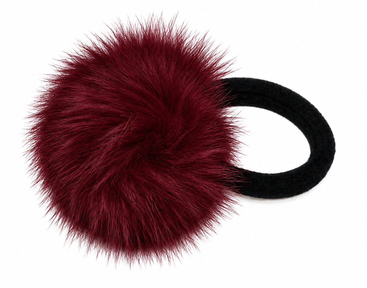 Fur Ponytail Holder