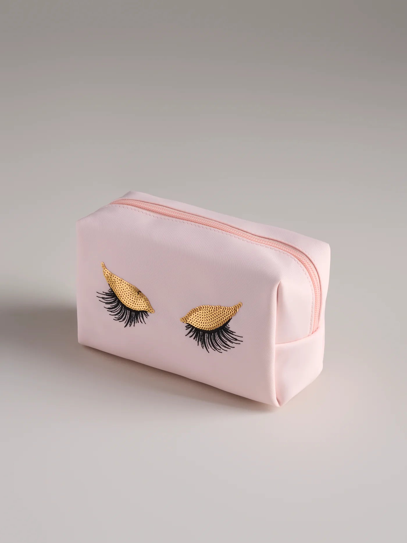 Sequin Eyelash ZIp Pouch