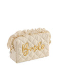 Ruffle "Bride" Zip Pouch