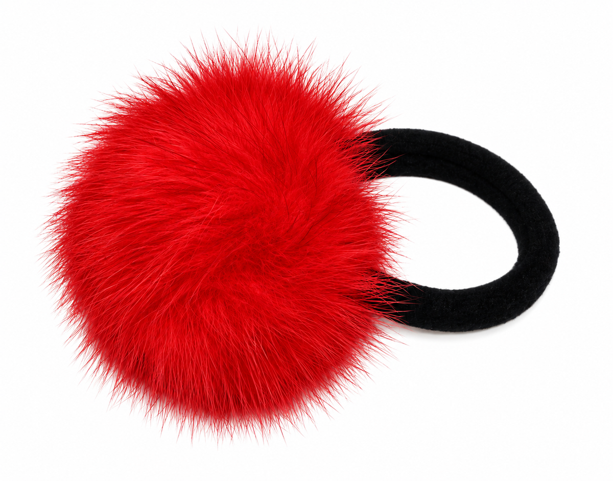 Fur Ponytail Holder