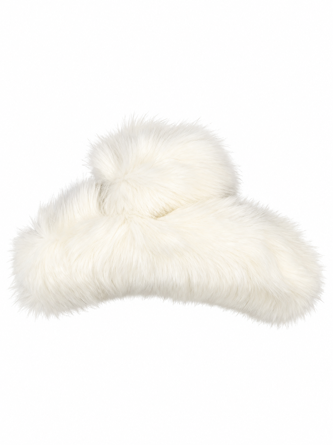 Large Fur Hair Clip