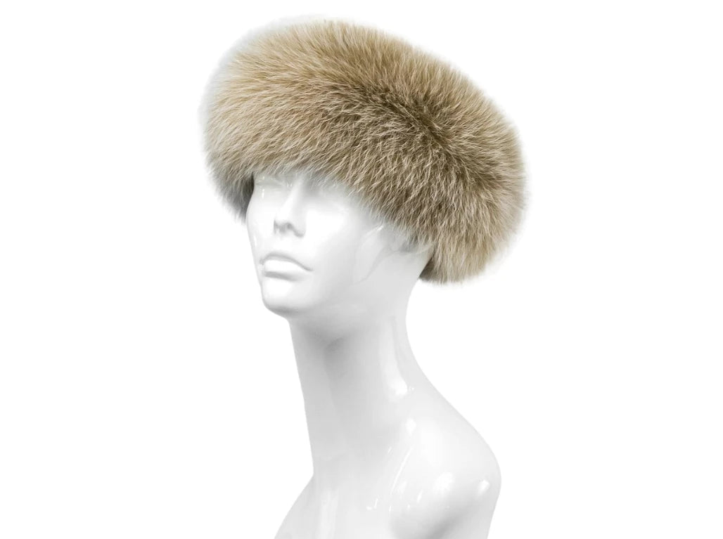Fur Headband Blush
