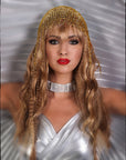 Western Fashion Meshed Beaded Cap – Stretchy – Black Multi