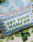 Get Your Mahj On Needlepoint Pillow