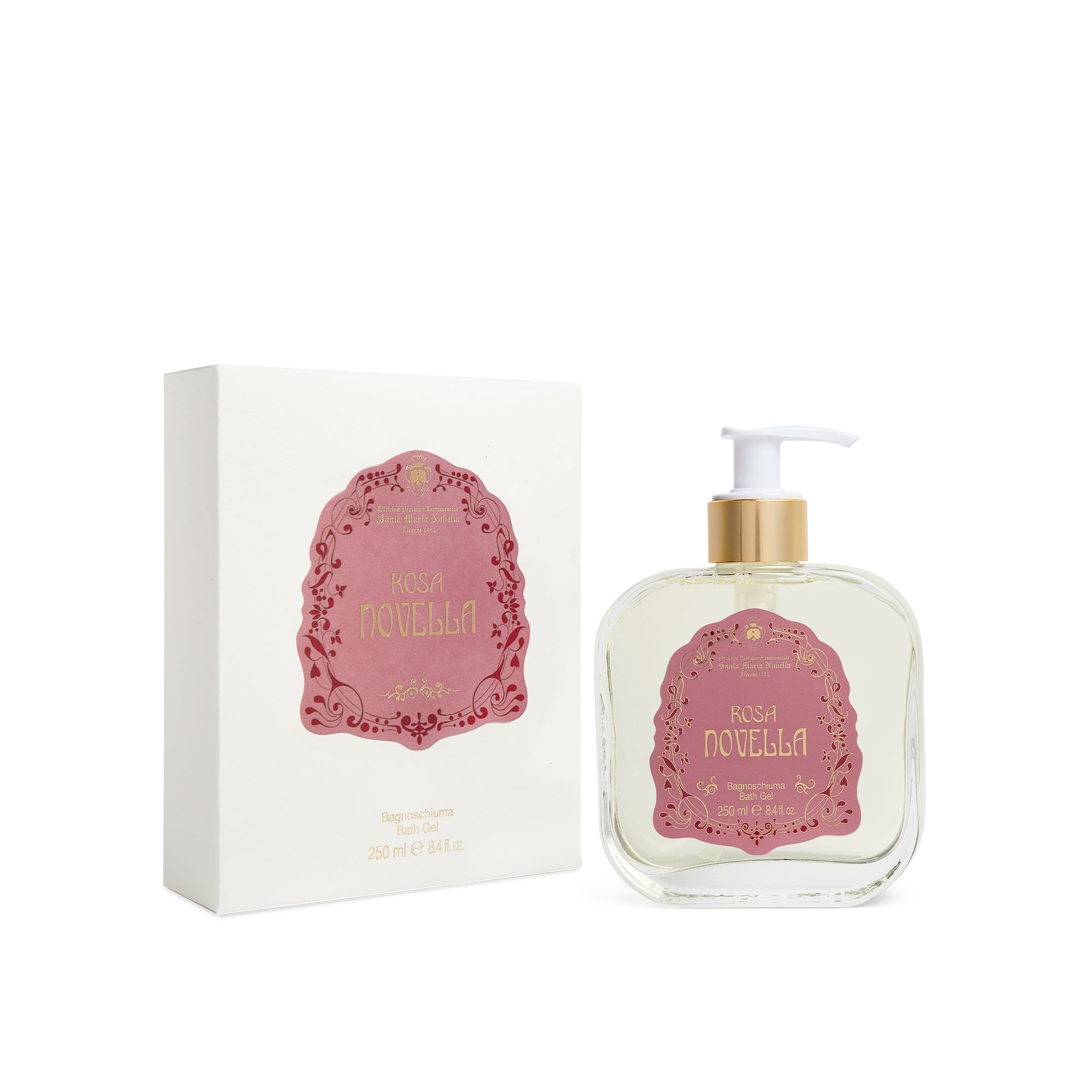 Rosa Novella Bath Gel Glass – Zitomer Pharmacy Inc.