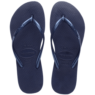 Slim Flip-Flops, Navy Blue