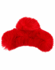 Large Fur Hair Clip